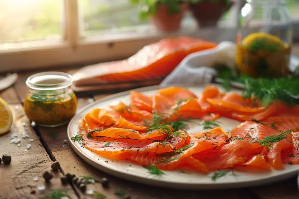 Secrets dévoilés : la recette du saumon gravlax par un chef étoilé