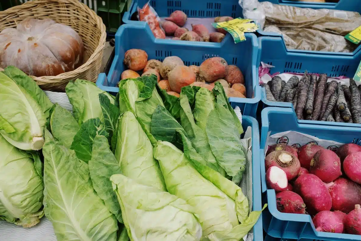 légumes variés