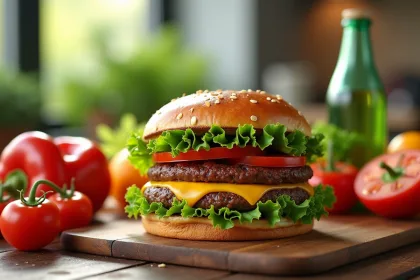 Substituts de viande végétale avec divers ingrédients et bienfaits