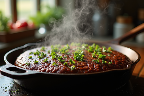 Temps de cuisson du boudin noir à la poêle : astuces pour une texture exquise
