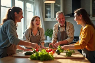 Atelier culinaire favorisant bien-être et cohésion d'équipe